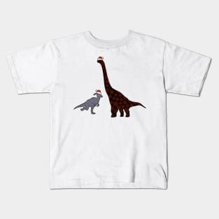 Dinosaurs Christmas Kids T-Shirt